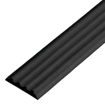 Тактильная резиновая противоскользящая лента (ЧЕРНАЯ, 50 мм x 25 м) (цена за 1 м)